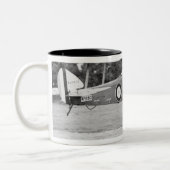 Sopwith Flugzeug-Start Zweifarbige Tasse (Links)
