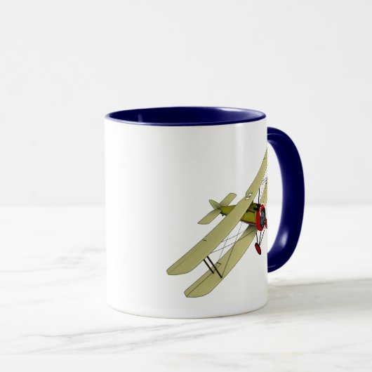 Sopwith Kamel-Doppeldecker Tasse (VorderseiteRechts)