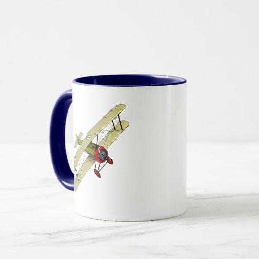 Sopwith Kamel-Doppeldecker Tasse (Vorderseite Links)