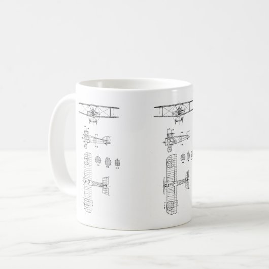 SOPWITH KAMEL KAFFEETASSE (Vorderseite Links)