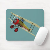 Sopwith Kamel und Pilot Mousepad (Mit Mouse)