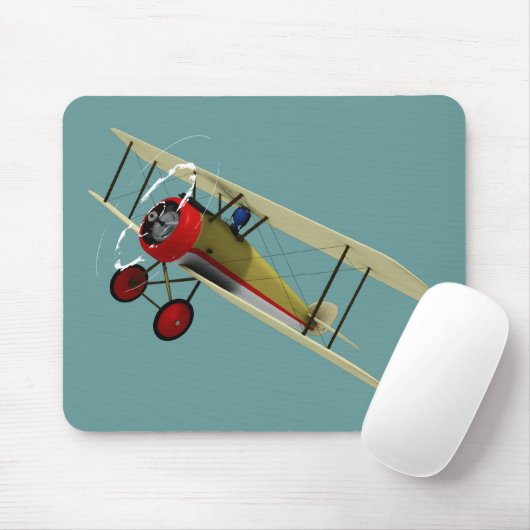 Sopwith Kamel und Pilot Mousepad (Mit Mouse)