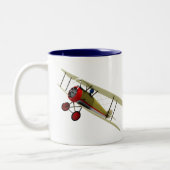 Sopwith Kamel und Pilot Zweifarbige Tasse (Links)
