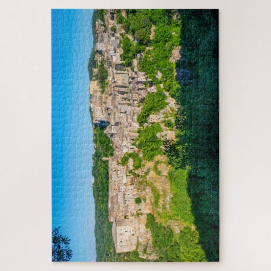 Sorano, Toskana, Landschaft Italien Puzzle (Vertikal)