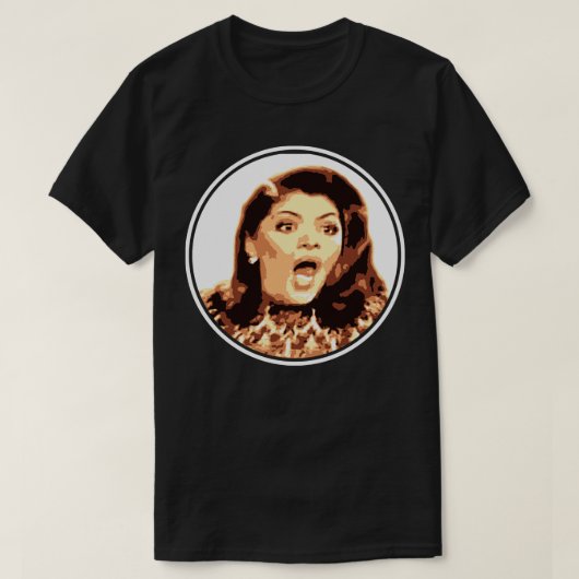 Soraya Montenegro Gasps in Spanisch Novela T-Shirt (Design vorne)