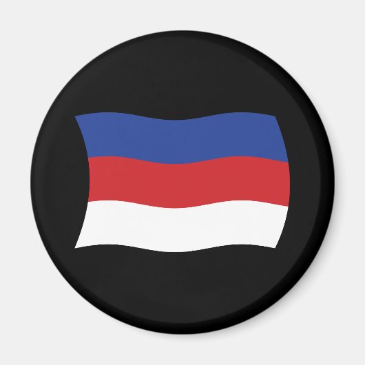 Sorben Flagge Magnet (Vorne)