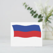 Sorben Flagge Postkarte (Stehend Vorderseite)