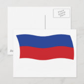 Sorben Flagge Postkarte (Vorne/Hinten)