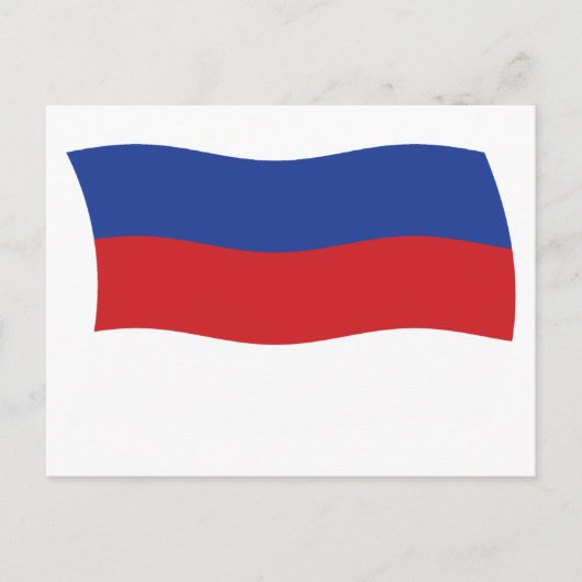 Sorben Flagge Postkarte (Vorderseite)