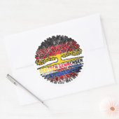 Sorben Sorbisch Deutsch Deutschland Baum Wurzel Runder Aufkleber (Umschlag)