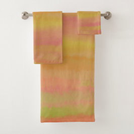 Sorbet Frozen Nachtisch ist meine Lieblingsfarbe Badhandtuch Set