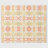 Sorbet Geometric Muster Geschenkpapier (Flach)