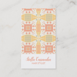 Sorbet Geometric Tile Pattern Visitenkarte