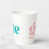 Sorbet Gradient Graduation Party Pappbecher (Rechts)