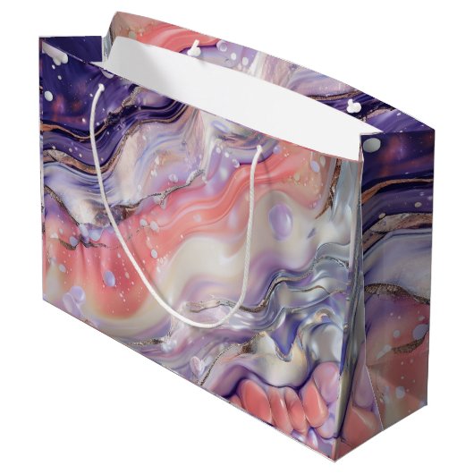 Sorbet Große Geschenktüte (Rückseite Schrägansicht)