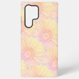Sorbet pastel coloured daisy pattern - large samsung galaxy hülle