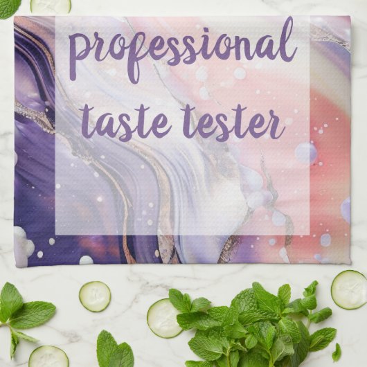 Sorbet - Weiß Geschirrtuch (Gefaltet)