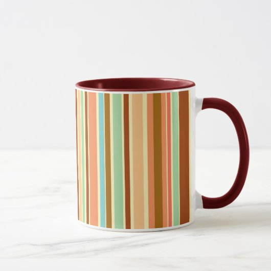 Sorbett Stripes Wecker-Kaffee-Tasse Tasse (Rechts)