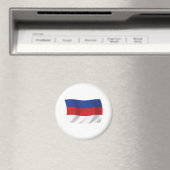 Sorbs Flag Magnet (In Situ (Geschirrspüler))