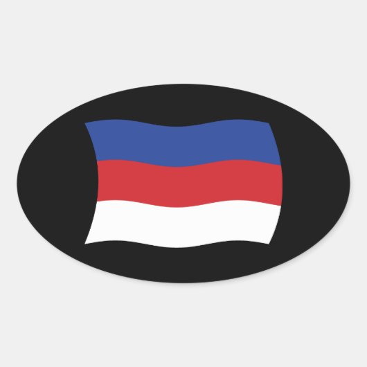 Sorbs Flag Sticker (Vorderseite)