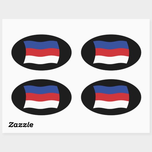 Sorbs Flag Sticker (Blatt)
