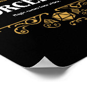 Sorcerclass Tabletop RPG Gaming Poster (Ecke)