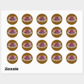 Sorcerer D20 Class Crest Sticker - Funny D&D Sorce (Blatt)