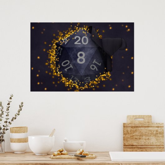 Sorcerer d20 poster (Küche)