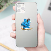 Sorcerer Dice Design Aufkleber (Telefon)