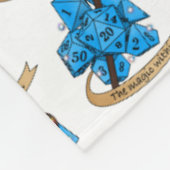 Sorcerer Dice Design Fleecedecke (Ecke)