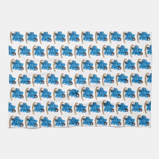 Sorcerer Dice Design Geschirrtuch (Horizontal)