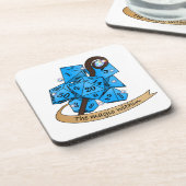 Sorcerer Dice Design Getränkeuntersetzer (Linke Seite)