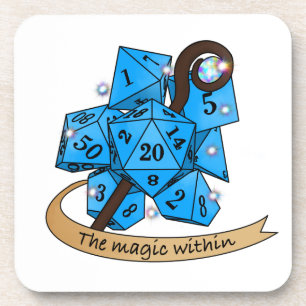 Sorcerer Dice Design Getränkeuntersetzer