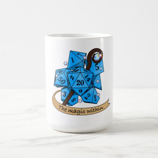 Sorcerer Dice Design Kaffeetasse (Mittel)