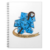 Sorcerer Dice Design Notizblock (Vorderseite)