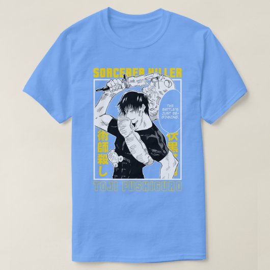 Sorcerer Killer Toji Fanart T-Shirt (Design vorne)