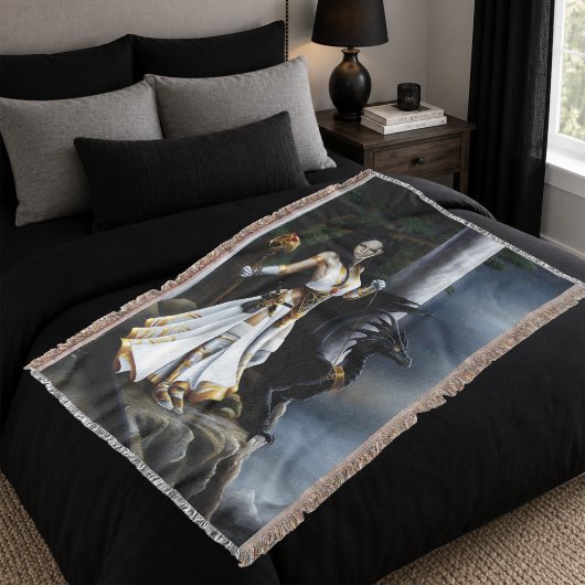 Sorceres Black Dragon Fantasy White Decke