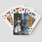 Sorceres Black Dragon Fantasy White Spielkarten (Rückseite)