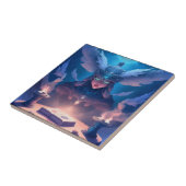 Sorceress  Getting Ready To Cast Spell Fliese (Seite)