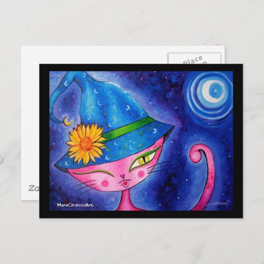 Sorceress Kitty Postkarte (Vorne/Hinten)