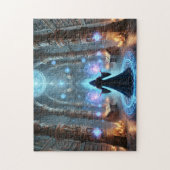 Sorceress Mystical Library Ancient Magic & Secrets Puzzle (Vertikal)