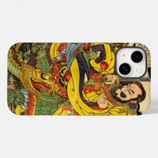 SORCEROR EVOKING DRAGON Case-Mate iPhone HÜLLE (Rückseite (Horizontal))