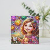 ~ SORCHA ~ Happy Birthday ~Fire Works' Display ~ (Stehend Vorderseite)