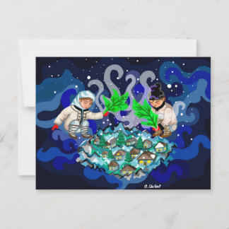 Sorcovitul Postkarte