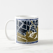 "Sore Afraid Gold II" Weihnachtskarten-Tasse
