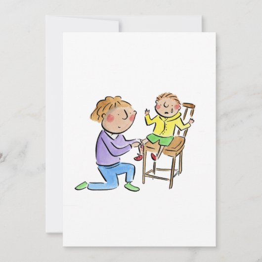 Sore Knee Einladung (Vorderseite)