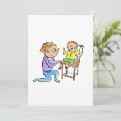 Sore Knee Einladung (Stehend Vorderseite)