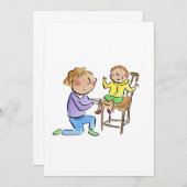 Sore Knee Einladung (Vorne/Hinten)