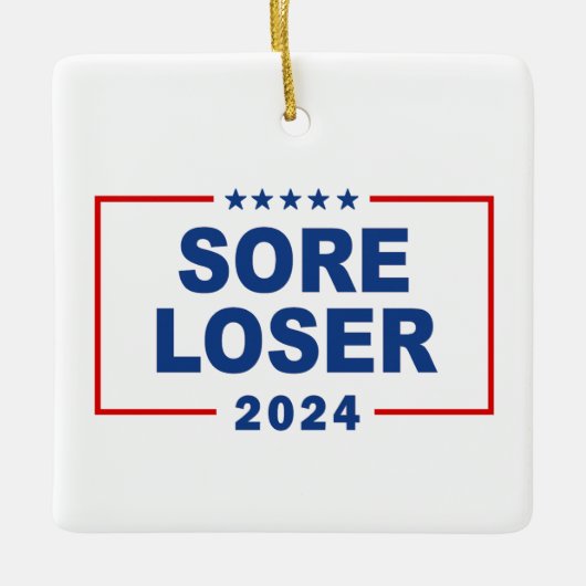 Sore Loser 2024 Keramikornament (Vorderseite)