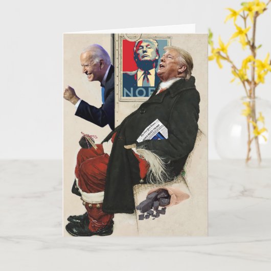 Sore Loser Weihnachtskarte Karte (Gelbe Blume)